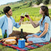 Mandotos chic oversized wine cooler with sleek design, perfect for keeping wine chilled in stylish home decor.