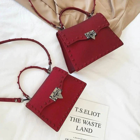 Mandotos chic PU leather sling bag with adjustable strap and stylish design, perfect for casual or evening use.