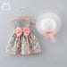 Chic toddler girl summer duo dresses by MANDOTOS featuring colorful, lightweight fabrics and playful designs for warm weather.