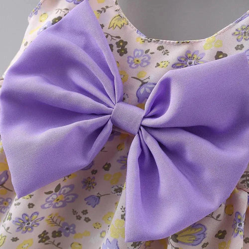 Chic toddler girl summer duo dresses by MANDOTOS, featuring colorful, lightweight fabrics perfect for warm weather.
