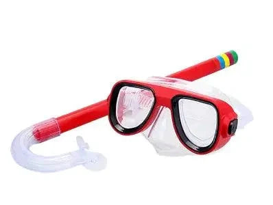Children's ClearView Snorkel Kit by MANDOTOS featuring a tough mask and snorkel tube for safe underwater exploration.