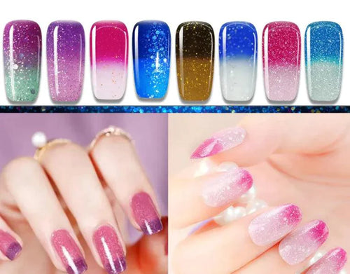Mandotos Chromatic Nail Adhesive bottle with applicator for secure nail enhancements and long-lasting hold.