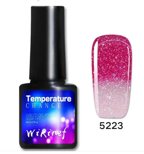 Mandotos Chromatic Nail Adhesive bottle with applicator for strong, long-lasting nail glue and adhesion.
