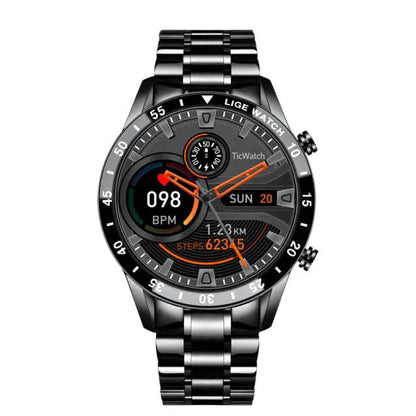 Mandotos Circle Elite Smart Watch with round display and fitness tracking features, shown on a wrist.