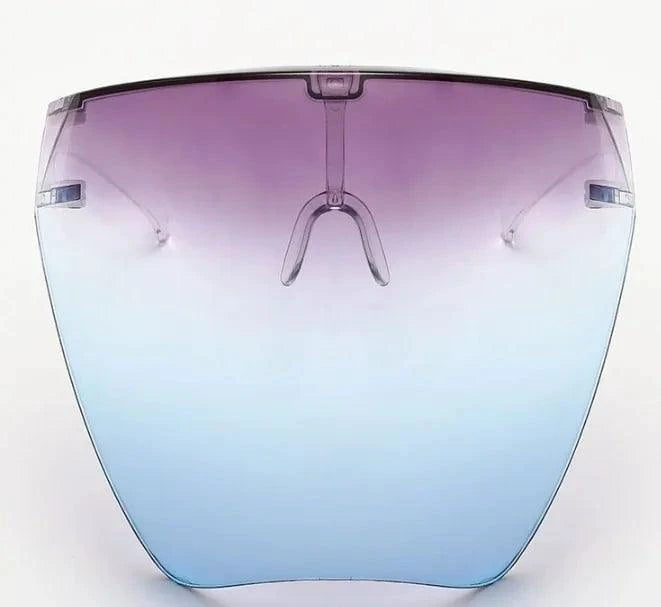 Mandotos ClearShield anti-spray eyewear with transparent lenses and adjustable arms for comfortable protection.