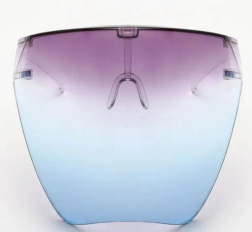 Mandotos ClearShield anti-spray eyewear with transparent lenses and adjustable arms for comfortable protection.