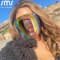 Mandotos ClearShield anti-spray eyewear with transparent lenses and black frame, designed for eye protection and anti-spray features.
