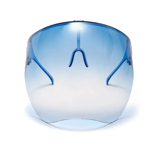 Mandotos ClearShield anti-spray eyewear with clear lenses and adjustable arms, designed for protection and comfort.