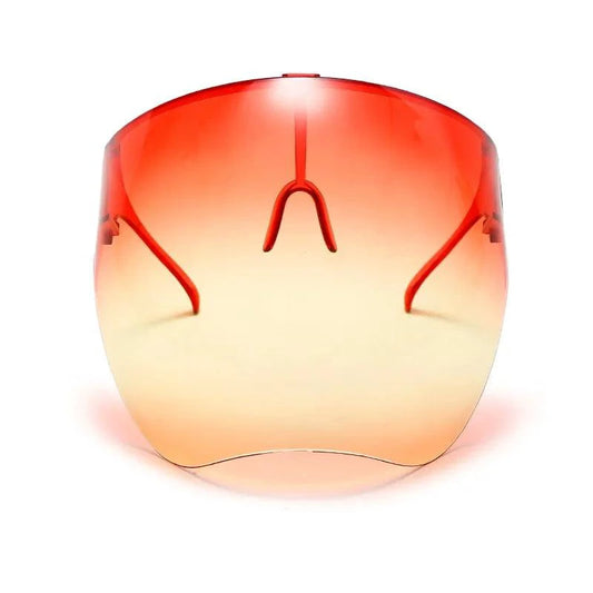 Mandotos ClearShield anti-spray eyewear with clear protective lenses and adjustable black frame.