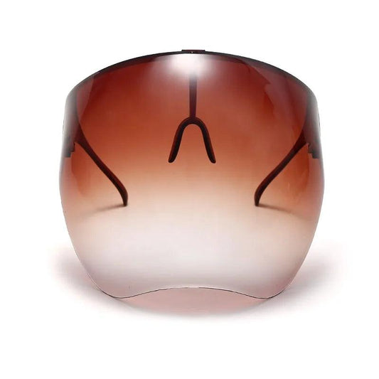 Mandotos ClearShield anti-spray eyewear with transparent lenses and adjustable arms for protection against spray and droplets.