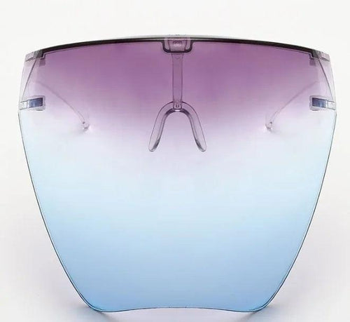 Mandotos ClearShield anti-spray eyewear with transparent lenses and adjustable arms for protection and comfort.