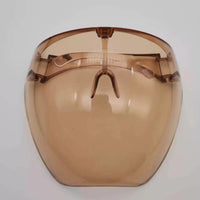 Mandotos ClearShield anti-spray eyewear with clear protective lenses and adjustable arms, designed for safety and comfort.