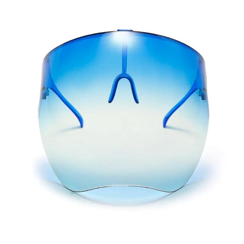Mandotos ClearShield anti-spray eyewear with transparent lenses and adjustable arms for protective eye coverage.