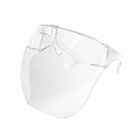 MANDOTOS ClearShield anti-spray eyewear with transparent lenses and wraparound design for eye protection and clarity.
