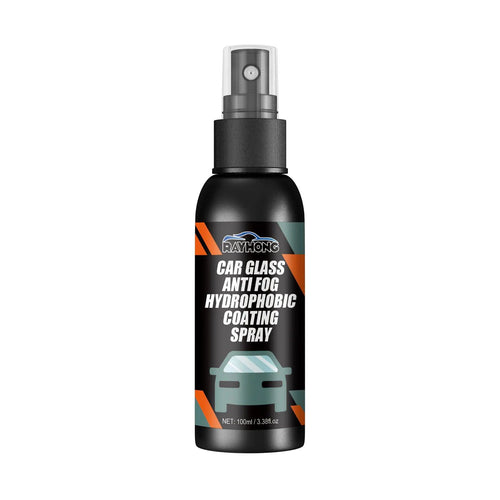 Mandotos ClearView auto glass repellent bottle showing the product label and spray nozzle for enhanced windshield visibility.
