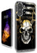 Mandotos ClearView DualGuard case with bold American flag and skull design for Samsung A13 5G phone.