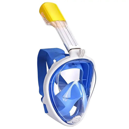 Mandotos ClearView snorkel mask with 180° vision and anti-fog technology, designed for clear underwater exploration.