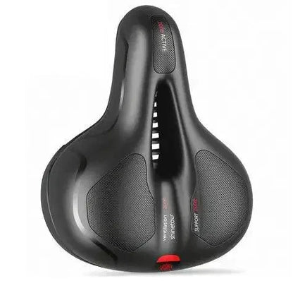 Mandotos Cloud Comfort bike saddle with plush, cloud-like cushioning designed for a comfortable riding experience.
