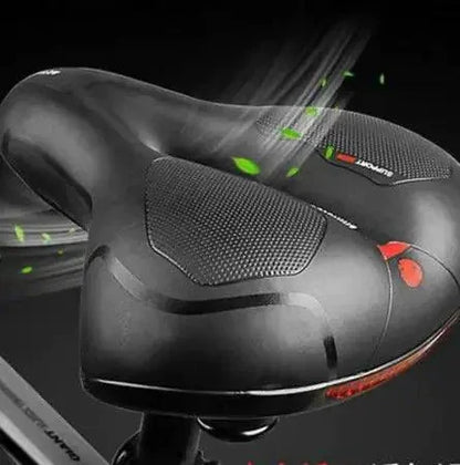 Mandotos Cloud Comfort bike saddle with plush cloud-like cushion for a comfortable ride and enhanced riding experience.