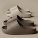 Mandotos coconut slippers with thick soles, soft bottom EVA slides for men and women, ideal for summer beach wear.