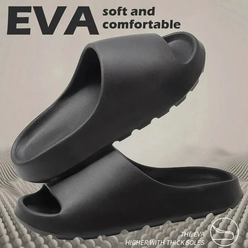 Mandotos coconut slippers with thick soles, soft EVA bottoms, suitable for summer beach wear for men and women.