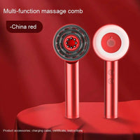 Mandotos scalp massager comb with flexible teeth for gentle scalp relaxation and stimulation.