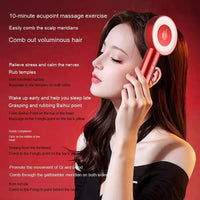 Mandotos scalp massager comb with flexible teeth for relaxing scalp massage and gentle hair detangling.