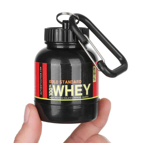 Mandotos Compact Nutrition Flask with leak-proof lid and stainless steel body for on-the-go hydration and nutrition.