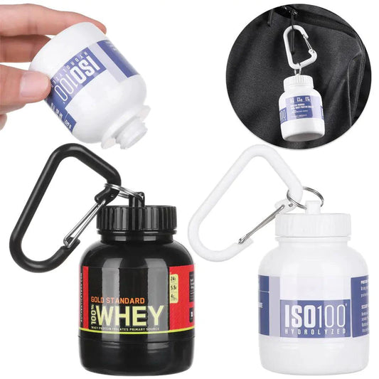 Mandotos Compact Nutrition Flask with leak-proof lid and sleek design, ideal for on-the-go hydration and nutrition.