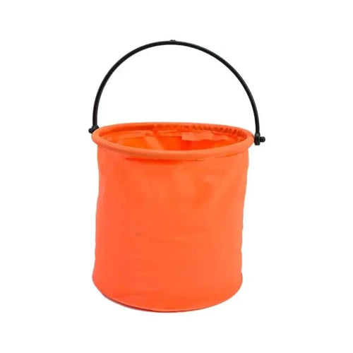 Mandotos Compact Seaside Bucket in bright colors, perfect for kids' beach play and sandcastle building.