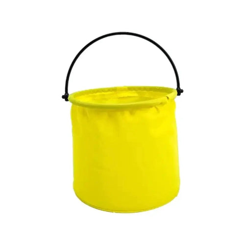Mandotos compact seaside bucket with handle, ideal for sandcastles and beach play, in bright colorful design.