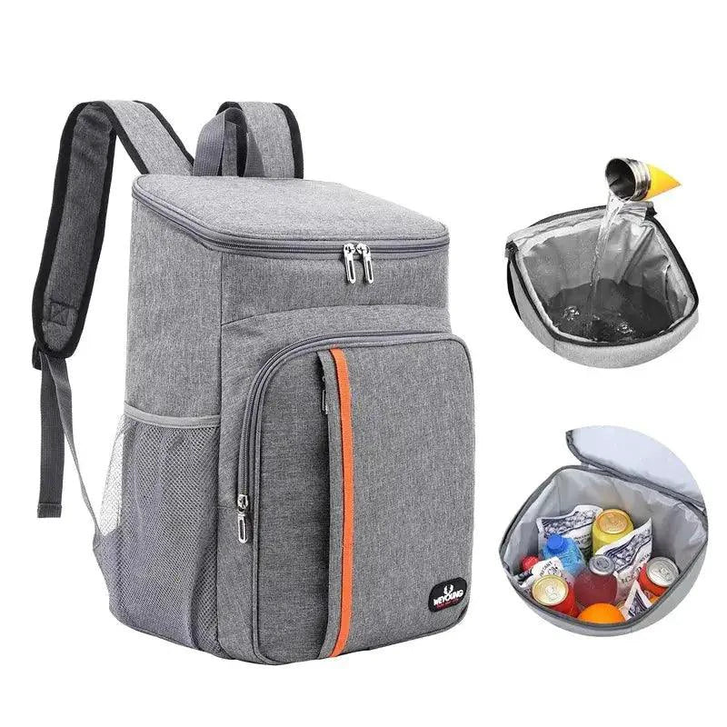 Mandotos compact thermal meal carrier showing insulated design and carrying handle for keeping food warm and fresh.