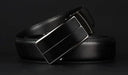 Contemporary MANDOTOS leather belt with sleek design, featuring a silver buckle and smooth finish for stylish casual wear.