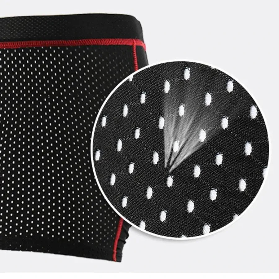 Mandotos CoolVent cycling shorts shown in black, featuring breathable fabric and a snug fit for comfortable biking.