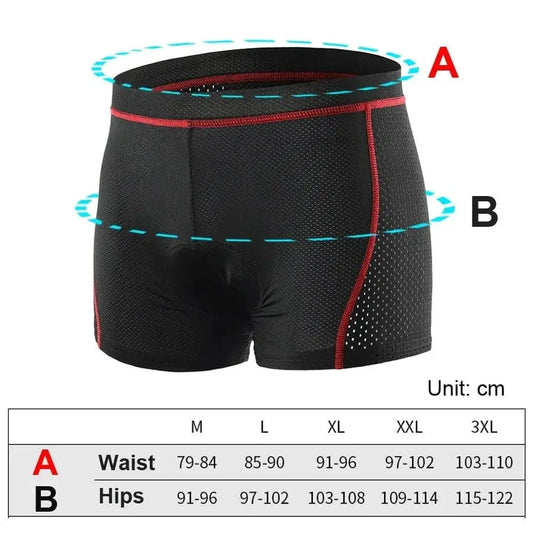 Mandotos CoolVent cycling shorts in black with breathable fabric and a snug fit, designed for comfortable bike rides.