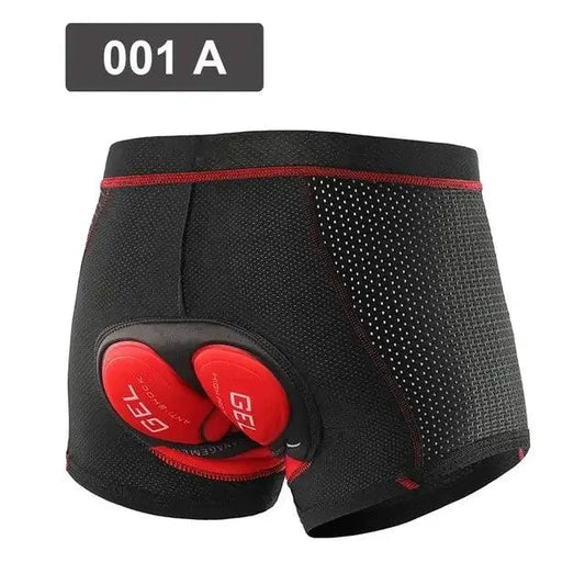 Mandotos CoolVent cycling shorts in black with breathable fabric and elastic waistband for comfortable biking activity.