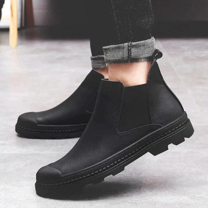 Comfortable Cozy Leather Footwear by MANDOTOS featuring soft leather material and stylish design for everyday wear.