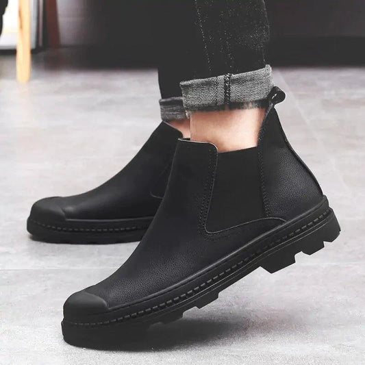 Comfortable Cozy Leather Footwear by MANDOTOS featuring soft leather material and stylish design for everyday wear.