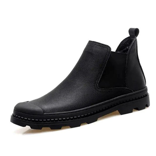 Mandotos Cozy Leather Footwear featuring soft leather material, stylish design, and comfortable fit for casual wear.