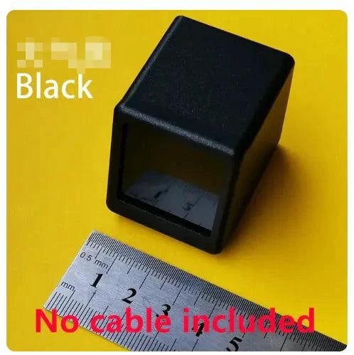 Mandotos Crypto Desk Tracker displaying a sleek digital screen with cryptocurrency prices on a modern desk.