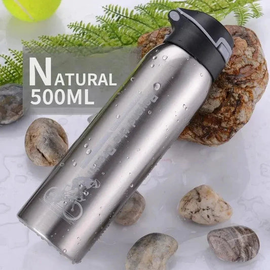 Mandotos CycleTherm insulated bottle with stainless steel body and leak-proof cap for hot and cold beverages