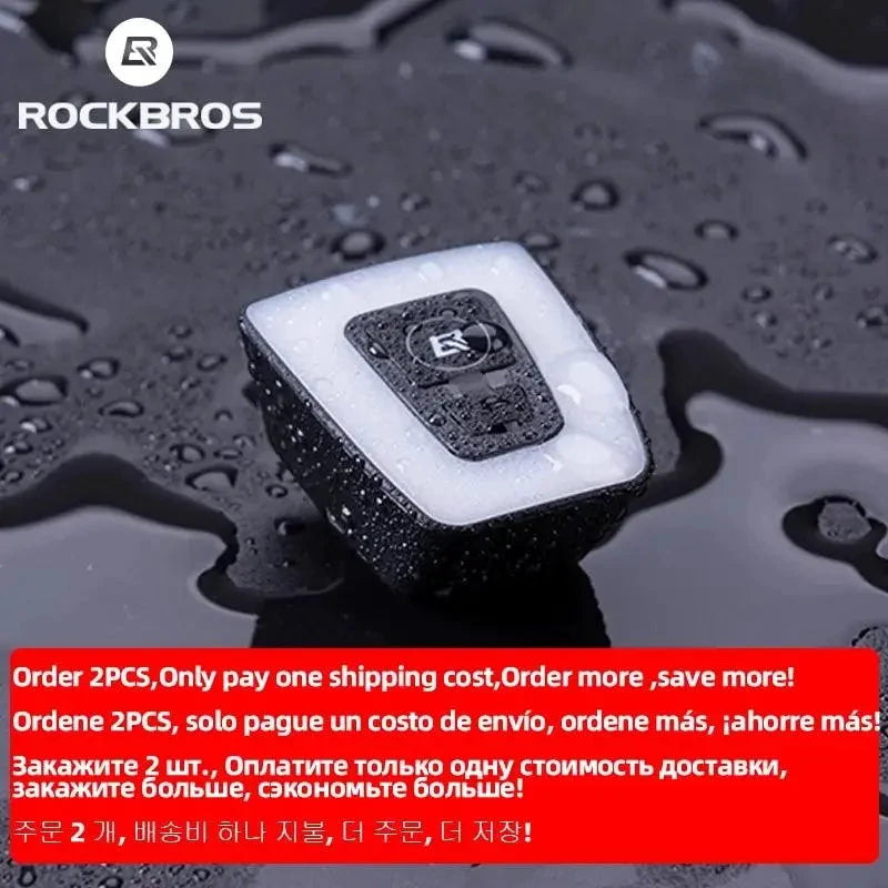 Mandotos Cyclist's Beacon USB rechargeable waterproof bike light with bright illumination and durable design for safety.