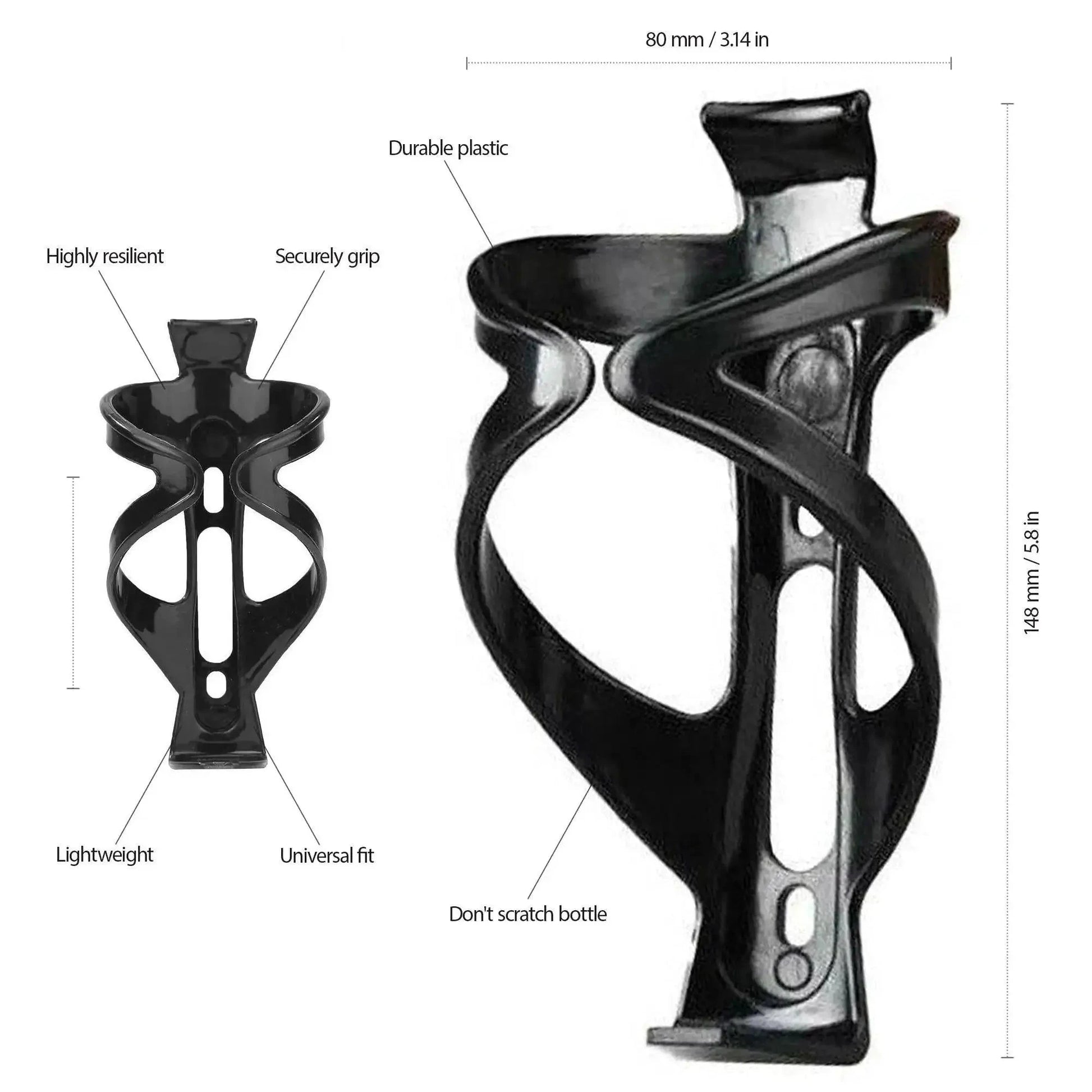 Mandotos Cyclist's Elite lightweight bottle cage with sleek, ultra-durable design for bike hydration and performance.