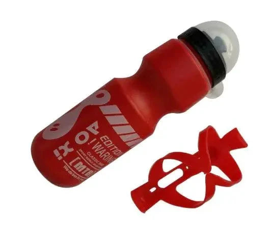 Mandotos cyclist's hydration flask with a sleek design, durable material, and a secure screw-on lid for on-the-go hydration.