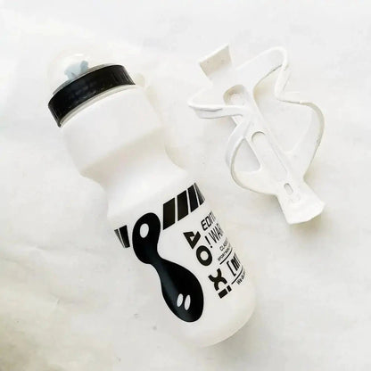 Mandotos cyclist's hydration flask with ergonomic design and screw-top lid, ideal for staying hydrated during rides.
