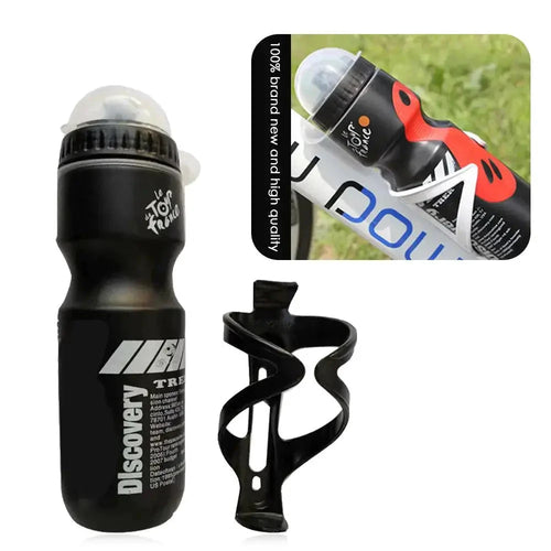 Mandotos cyclist's hydration flask with a secure cap and ergonomic design, ideal for staying hydrated during biking adventures.