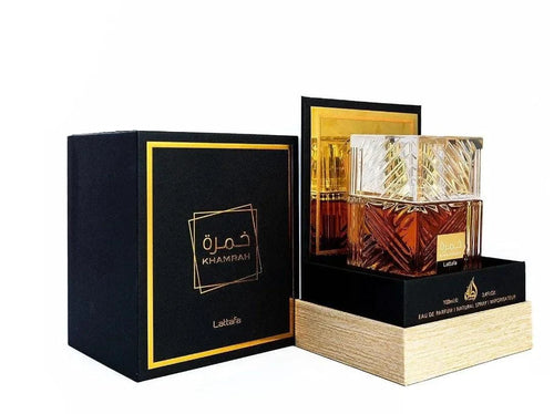 Mandotos Darey Khamrah 100ml men's cologne bottle with lasting wood scent, Arabic perfume for confident men