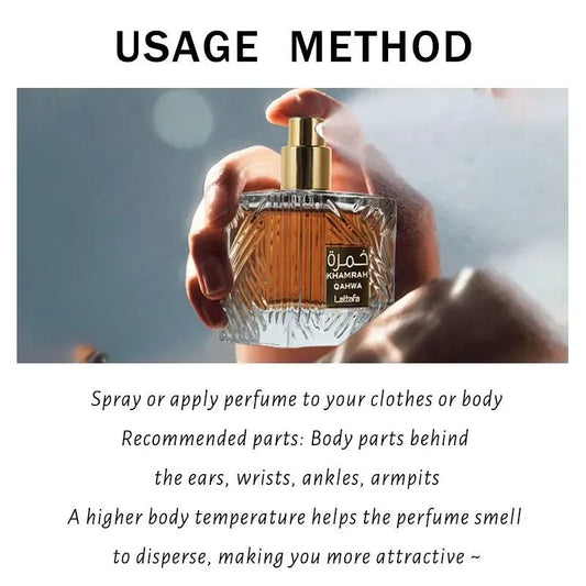 Mandotos Darey Khamrah 100ml men's cologne with lasting wood scent and Arabic perfume design, ideal for confident men.