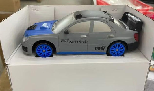 Mandotos 2.4G 4WD RC Drift Car GTR AE86 model with remote control, toy racing car ideal for children and Christmas gifts.