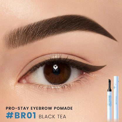 Mandotos 2-in-1 3D eyebrow gel and eyeliner pencil in three waterproof, long-lasting shades with eyebrow pomade and makeup enhancers.